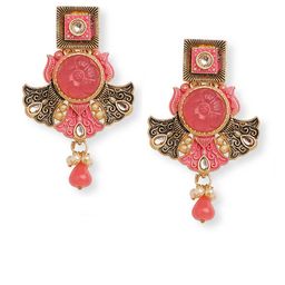 Anouk Gold-Plated Contemporary Jhumkas Earrings-image-56