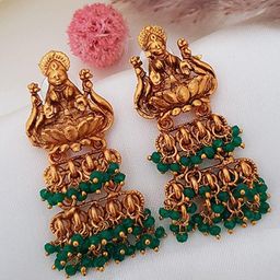 GRIIHAM Contemporary Jhumkas Earrings-image-4