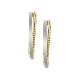 Daniel Klein Contemporary Half Hoop Earrings-26