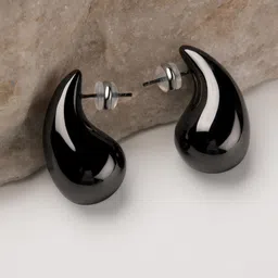 Krelin Stainless Steel Teardrop Shaped Drop Earrings-picture-14