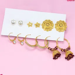 PRIVIU Circular Studs Earrings-image-22