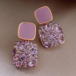 CareDone Square Drop Earrings-46