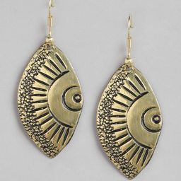 RICHEERA Gold-Plated Contemporary Drop Earrings-53