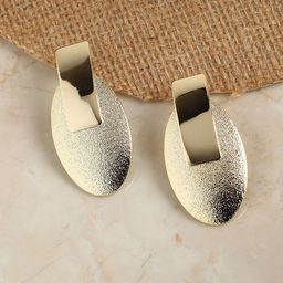 SOHI Gold Plated Drop Earrings-15