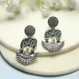 Biba Silver-Plated Contemporary Drop Earrings-picture-22