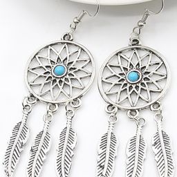 Goho Oxidised Drop Earrings-17