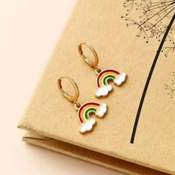 EL REGALO Gold-Plated Earring Drop Earrings-image-22