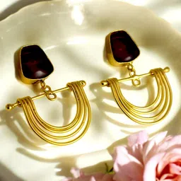 TISHUL JEWELS Contemporary Drop Earrings-55