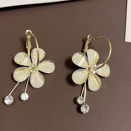 Celestique Floral Drop Earrings-image-26