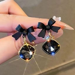 Celestique Gold-Plated Contemporary Drop Earrings-31