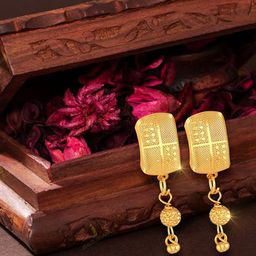 Vighnaharta Contemporary Drop Earrings-image-35