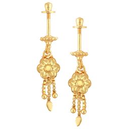 Vighnaharta Gold Plated Contemporary Drop Earrings-20
