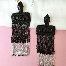 Crunchy Fashion Beaded Contemporary Drop Earrings-26