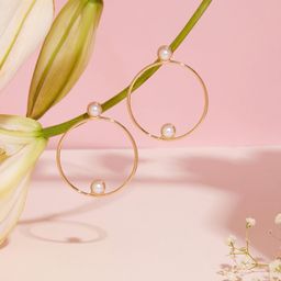 AMI Contemporary Hoop Earrings-97