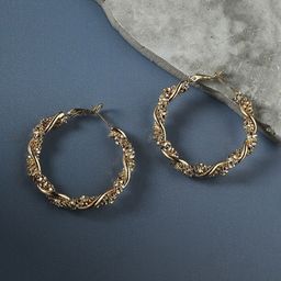 SOHI Contemporary Hoop Earrings-17