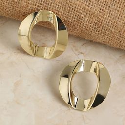 SOHI Contemporary Hoop Earrings-2