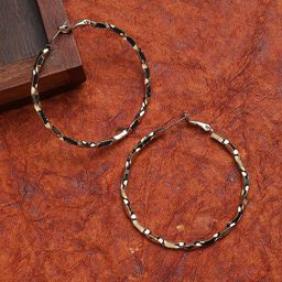 SOHI Contemporary Hoop Earrings-65