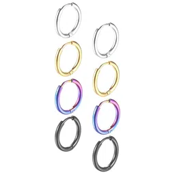 KARISHMA KREATIONS Men Set Of 4 Contemporary Hoop Earrings-13
