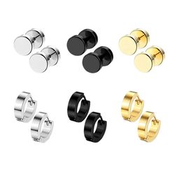 KARISHMA KREATIONS Men Set of 6 Stainless Steel Earrings-image-113