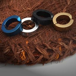 KARISHMA KREATIONS Set of 4 Stainless Steel Hoop Earrings-image-22