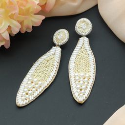 Jazz and Sizzle Gold-Plated Contemporary Drop Earrings-image-68