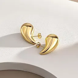 Krelin Gold Plated Stainless Steel Drop Earrings-13