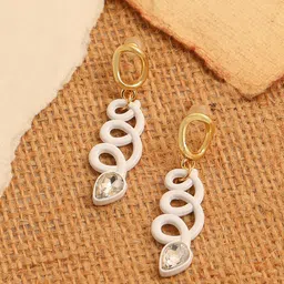 DressBerry Gold-Plated Drop Earrings-image-2