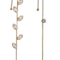 Vembley Gold-Toned Set Of 2 Stylish Ear Cuff Earrings-15