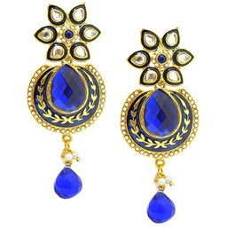 Young & Forever Gold-Plated Floral Drop Earrings-42