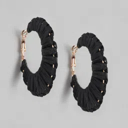 RICHEERA Rose Gold-Plated Circular Hoop Earrings-22