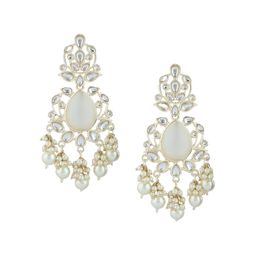 Anvik Gold-Plated Kundan-Studded Contemporary Chandbalis-29