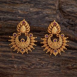 Kushal's Fashion Jewellery Spherical Chandbalis Earrings-image-46