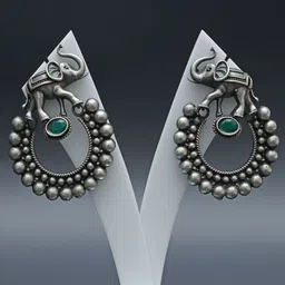 Ozanoo Silver-Plating Classic Drop Earrings-8