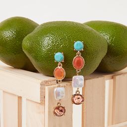 Accessorize London Women Eclectic Long Drop Earrings-50