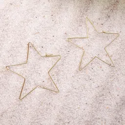 Studio One Love Star Shaped Drop Earrings-image-26