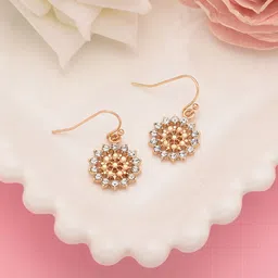 Accessorize London Startburst Short Drop Earrings-27