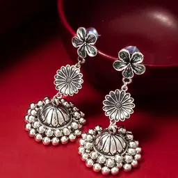 aadita Geometric Drop Earrings-36
