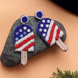 Mali Fionna Beaded Quirky Drop Earrings-28