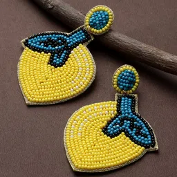 Mali Fionna Quirky Beaded Drop Earrings-image-91