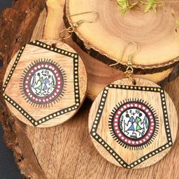 AAKRITI ART CREATIONS Tribal Drop Earrings-32
