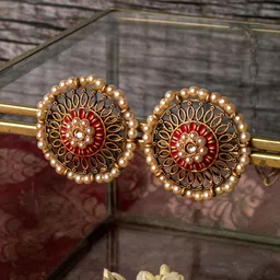 TEEJH Circular Studs Earrings image 1