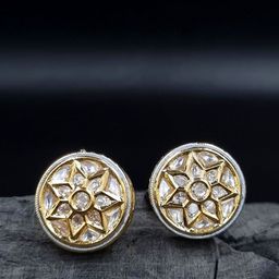 Anouk Gold-Plated Circular Studs Earrings-55