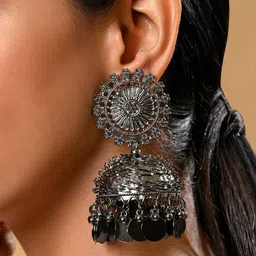 XPNSV Dome Shaped Jhumkas image 2