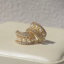 FIMBUL Circular Studs Earrings image 4