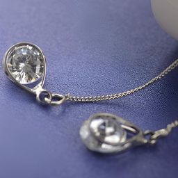 Goho Artificial Stones Drop Earrings image 2