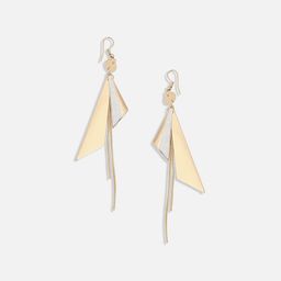 SOHI Gold Plated Drop Earrings image 5