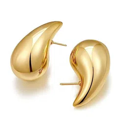 FIMBUL Gold-Plated Lightweight Teardrop Shaped Drop Earrings image 5