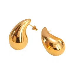 Softwrap Stainless Steel Teardrop Shaped Drop Earrings image 2
