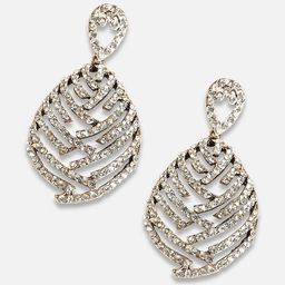 SOHI Gold Plated Drop Earrings image 2