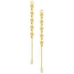 Vighnaharta Set Of 2 Gold-Plated Classic Ear Cuff image 2